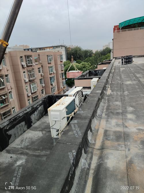 楼顶防水保温隔热一体施工现场-石家庄恩岚防水工